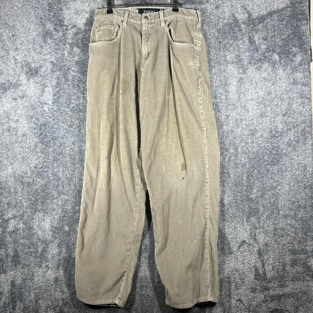 Levis Silvertab Pants Mens 31x34 Beige Corduroy Chino Relaxed Fit 5-Pocket Vinta